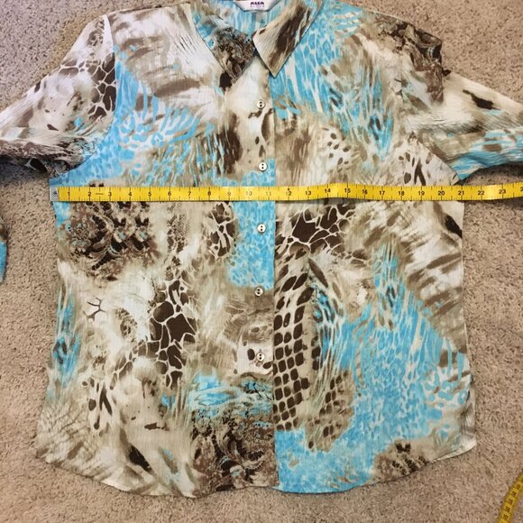 Eccentric Animal Print Button Down Dress Shirt - Picture 13 of 16